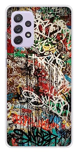 Schutzhülle aus Silikon, bedruckt mit Samsung Galaxy A72 4G Graffiti 1 von 1001coques