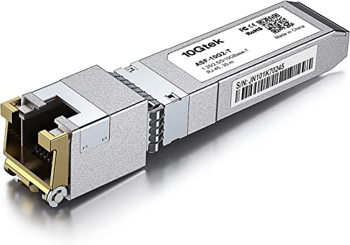 1.25/2.5/5/10GBase-T SFP+ RJ-45 CAT.6a Kupfer Transceiver 30-Meter, Kompatibel für Ubiquiti UniFi 1.25/2.5/5/10GBase-T SFP+ RJ-45 CAT.6a Kupfer Transceiver 30-Meter, Kompatibel für Ubiquiti UniFi von 10Gtek