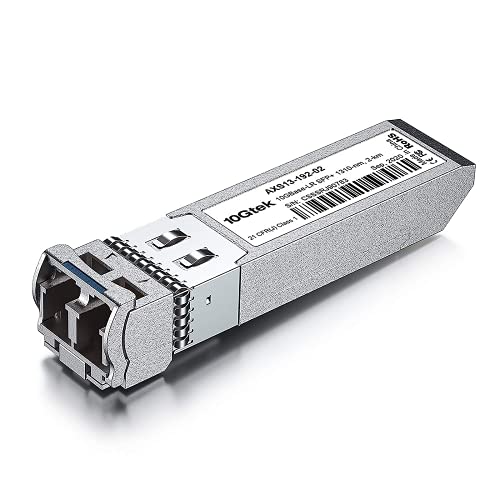 10GBase-LR Lite SFP+ IR Transceiver, 10G 1310nm SMF, bis zu 1.4 km, Kompatibel für Cisco SFP-10G-LRM2, Fortinet, Meraki, Ubiquiti UniFi, Netgear AXM764, D-Link, TP-Link, Broadcom and More von 10Gtek