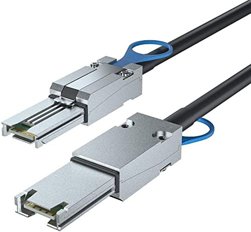 10Gtek® 6G External Mini SAS Kabel SFF-8088 zu SFF-8088, 100-Ohm, 0.5-Meter(1.65-ft) von 10Gtek