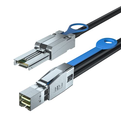 10Gtek® External Mini SAS HD SFF-8644 zu Mini SAS SFF-8088 Hybrid Kabel, 1.5-Meter(4.9ft) von 10Gtek