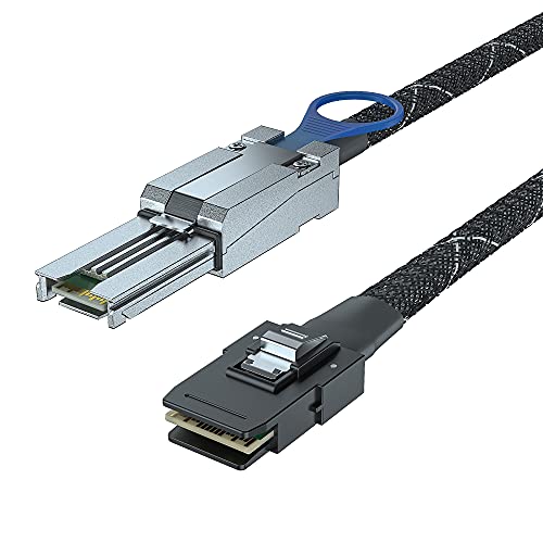 10Gtek® External Mini SAS SFF-8088 zu Internal Mini SAS SFF-8087 Kabel, 0.5-Meter(1.65-ft) von 10Gtek