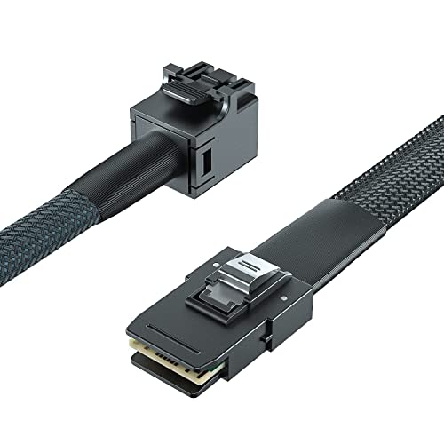 10Gtek® Mini SAS SFF-8643 zu SFF-8087 Kabel, Internal Mini SAS HD to Mini SAS Cable, 0.45-Meter(1.48-ft) von 10Gtek