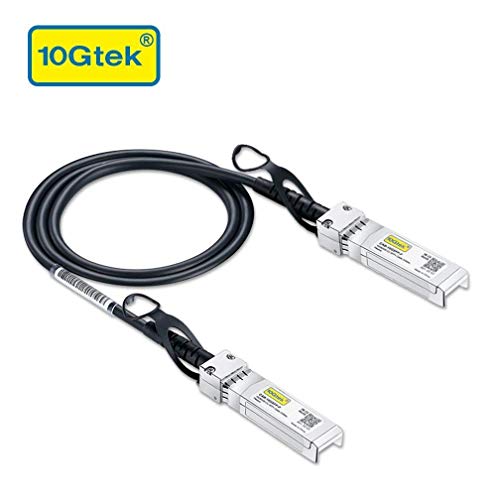 10Gtek 1.25G SFP DAC Twinax Kabel 1-Meter(3.3ft), Passive, Kompatibel für Cisco SFP-1GBASE-CU1M, Ubiquiti UniFi, Netgear, TP-LINK, D-LINK, Open Switch von 10Gtek