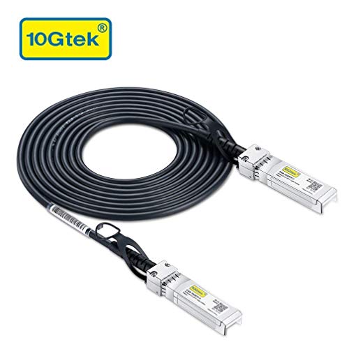 10Gtek 1.25G SFP DAC Twinax Kabel 3-Meter(9.8ft), Passive, Kompatibel für Cisco SFP-1GBASE-CU3M, Ubiquiti UniFi, Netgear, TP-LINK, D-LINK, Open Switch von 10Gtek