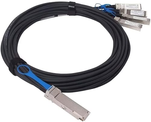 10Gtek 100G QSFP28 to 4X 25G SFP28 Breakout DAC Passive Direct Attach Copper Twinax Cable for Cisco QSFP-4SFP25G-CU0.5M, 0.5-Meter(1.64ft) von 10Gtek