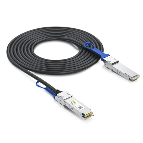 10Gtek 100Gb/s QSFP28 DAC Cable - 100GBASE-CR4 ETH 100GbE QSFP28 to QSFP28 Passive Direct Attach Copper Cable for Intel QSFP-100G-CU2M, 2-Meter(6.5ft) von 10Gtek