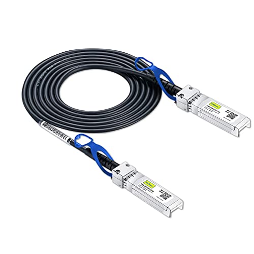 10Gtek 25G SFP28 DAC Kabel 2.5-Meter(8.2ft), 25GBASE-CR Passive Direct Attach Copper Twinax Cable für Cisco, Ubiquiti UC-DAC-SFP28, MikroTik SFP28, Supermicro SFP28, Synology SFP28 von 10Gtek