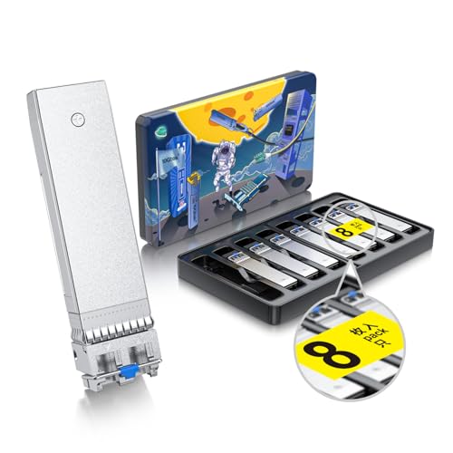 10Gtek 8-Stück 10Gb SFP+ LR Singlemode Modul, 10GBase-LR LC Transceiver Kompatibel für Cisco SFP-10G-LR, Meraki, Mikrotik, Ubiquiti UniFi, Netgear, Zyxel, D-Link,TP-LINK, Open Switch von 10Gtek