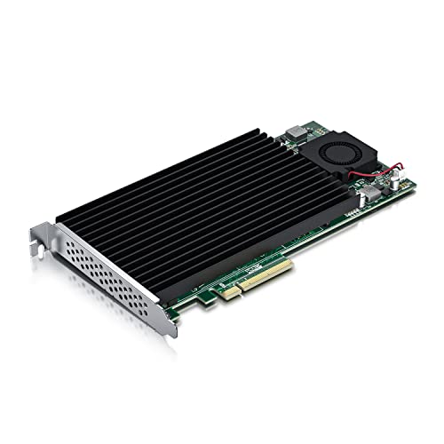 10Gtek NVMe SSD Adapter for U.2 SSD, X8, (4) M.2(M Key) connectors, Built-in a PEX-8724 Controller, Support Non-Bifurcation Motherboard von 10Gtek