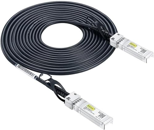 10Gtek SFP+ DAC Kabel 7-Meter(23ft) AWG26, 10G SFP+ to SFP+ Direct Attach Copper Passive Cable für Cisco, Ubiquiti UniFi, TP-Link, Netgear, D-Link, Zyxel, Mikrotik and Open Switches von 10Gtek