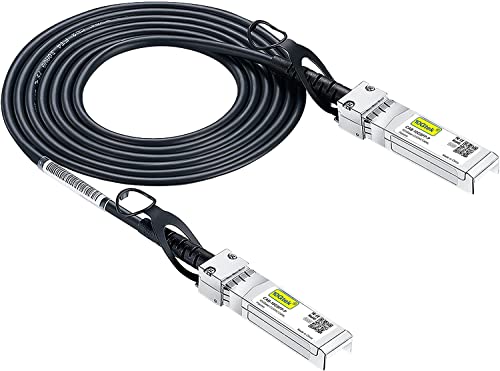 10Gtek SFP+ DAC Twinax Kabel 0.75-Meter(2.46ft), 10G SFP+ to SFP+ Direct Attach Copper Passive Cable für Cisco, Ubiquiti UniFi, TP-Link, Netgear, D-Link, Zyxel, Mikrotik and More von 10Gtek
