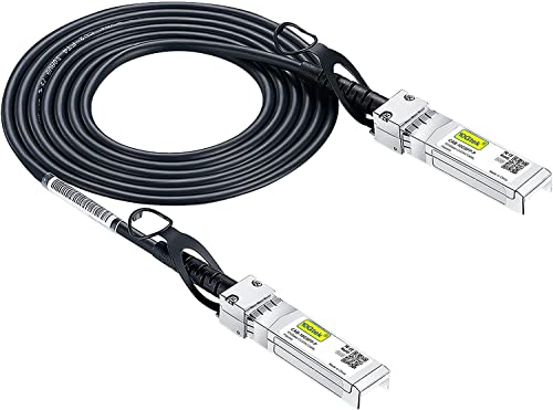 10Gtek SFP+ DAC Twinax Kabel 0.9-Meter(2.95ft), 10G SFP+ to SFP+ Direct Attach Copper Passive Cable für Cisco, Ubiquiti UniFi, TP-Link, Netgear, D-Link, Zyxel, Mikrotik and More von 10Gtek