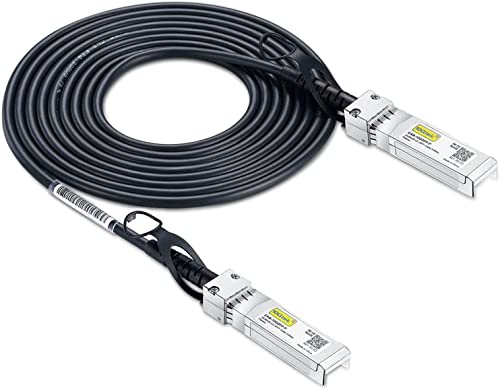 10Gtek SFP+ DAC Twinax Kabel 2-Meter(6.5ft), 10G SFP+ to SFP+ Direct Attach Copper Passive Cable für Cisco SFP-H10GB-CU2M, Ubiquiti UniFi UC-DAC-SFP+, TP-Link, Netgear, D-Link, Zyxel,Mikrotik and More von 10Gtek