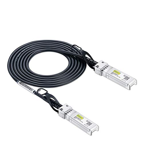 10Gtek für Juniper QFX-SFP-DAC-1M/ EX-SFP-10GE-DAC-1M SFP+ Kabel 1-Meter(3.3ft), 10GBASE-CU SFP+ Direct Attach Copper(DAC) Twinax Kabel, Passiv von 10Gtek