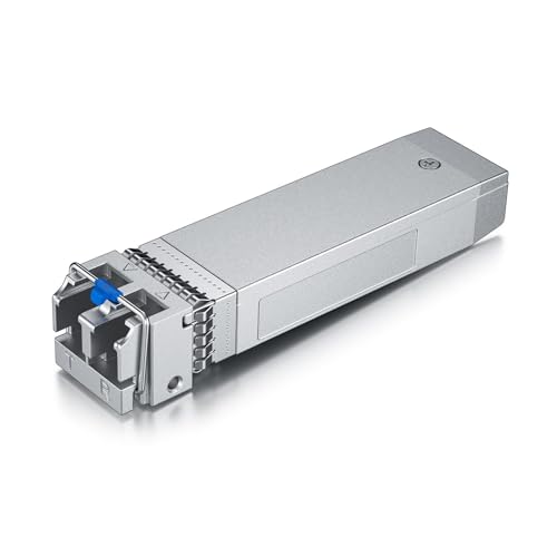 10Gtek für Ubiquiti SFP+ LR Singlemode Modul UF-SM-10G-20, 10GBase-LR Fibre Transceiver, Dual LC Connector, 1310nm, 10km von 10Gtek