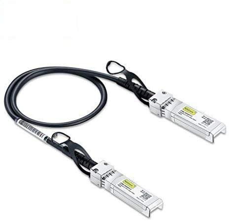 10Gtek für Ubiquiti UniFi SFP+ to SFP+ Kabel 0.5-Meter(1.65ft), 10GBASE-CU SFP+ Direct Attach Copper(DAC) Twinax Kabel, Passiv von 10Gtek