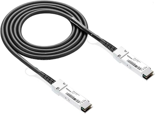 40G QSFP+ DAC Cable, 40GBASE-CR4 Passive Direct Attach Copper Twinax QSFP Cable for Cisco QSFP-H40G-CU1M, Meraki MA-CBL-40G-1M, Mikrotik, QNAP, Open Switches, 1-Meter(3.3ft) von 10Gtek
