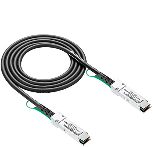 40G QSFP+ DAC Cable, 40GBASE-CR4 Passive Direct Attach Copper Twinax QSFP Cable for Cisco QSFP-H40G-CU5M, Meraki MA-CBL-40G-5M, Mikrotik, QNAP, Open Switches, 5-Meter(16.5ft) von 10Gtek