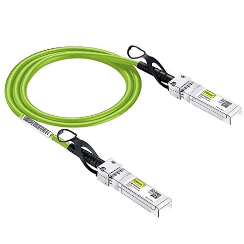 [Grün] 10G SFP+ DAC Kabel 0.5-Meter(1.65ft), Twinax SFP+ Kabel für Ubiquiti UniFi von 10Gtek
