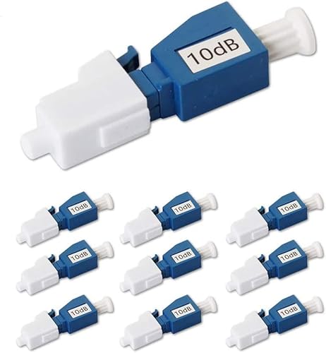 LC/UPC Fiber Optic Attenuator 10dB, in-Line Attenuator, Male/Female, Single-mode Fixed, dB Options: 3dB, 5dB, 7dB, 10dB, 10 Pack LC/UPC Fiber Optic Attenuator 10dB, in-Line Attenuator, Male/Female, Single-mode Fixed, dB Options: 3dB, 5dB, 7dB, 10dB, 10 Pack von 10Gtek
