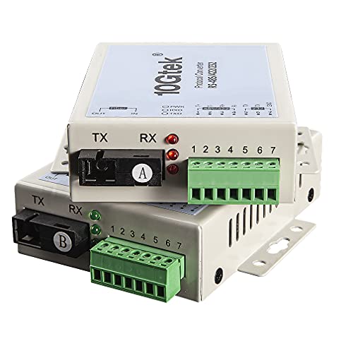 Pair RS-485/422/232 to 155M Protocol Converter, SC Fiber 20-km von 10Gtek