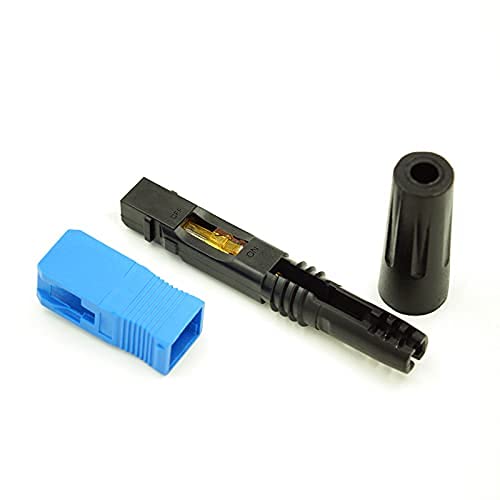 SC UPC Glasfaser Verbinder [10 Stück] SC/UPC Glasfaser Schnellverbinder Singlemode Fiber Fast Connector LWL-Stecker von 10Gtek