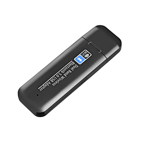 USB WiFi Bluetooth Adapter, 1200Mbps Dual Band 2.4/5GHz Wireless Network Card, USB WiFi Dongle for PC/Laptop/Desktop, Support Windows XP/7/8/10/11, Mac OS, Linux von 10Gtek