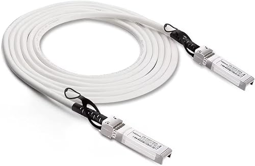 [Weiß] 10G SFP+ DAC Kabel 3-Meter(9.8ft), Twinax SFP+ Kabel für Cisco SFP-H10GB-CU3M, Meraki, Ubiquiti UniFi, D-Link, Supermicro, Netgear, Mikrotik, Open Switches von 10Gtek