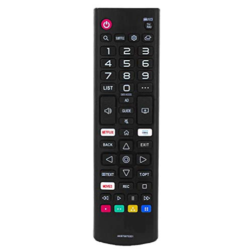 121AV AKB75675301 Fernbedienung ersetzen für LG UHD 4K TV 32LM6300 32LM630B 43LM6300 43UM7000 43UM71007 43UM7100 43UM7390 43UM7400 49UM7000 49UM71007 49UM7100 49UM7390 49UM7400 121AV AKB75675301 Fernbedienung ersetzen für LG UHD 4K TV 32LM6300 32LM630B 43LM6300 43UM7000 43UM71007 43UM7100 43UM7390 43UM7400 49UM7000 49UM71007 49UM7100 49UM7390 49UM7400 von 121AV