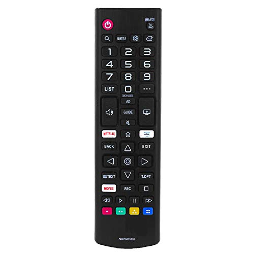 121AV AKB75675301 Fernbedienung ersetzen für LG UHD 4K TV 32LM6300 32LM630B 43LM6300 43UM7000 43UM71007 43UM7100 43UM7390 43UM7400 49UM7000 49UM71007 49UM7100 49UM7390 49UM7400 von 121AV