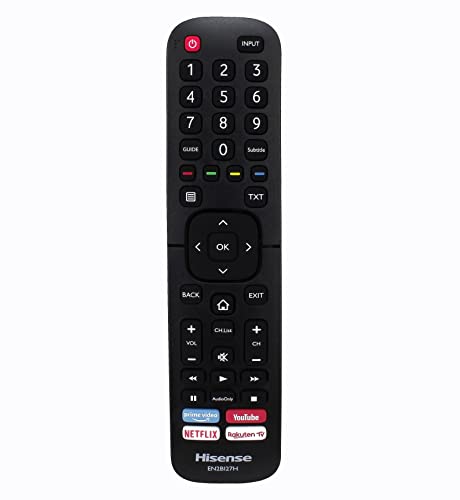 121AV EN2BI27H Ersatz Fernbedienung für Hisense 4K UHD TVs H50B7100 H50B7100 H50B7300 H50B7500 H50B7500UK H50BE7200 H50BE7400 von 121AV