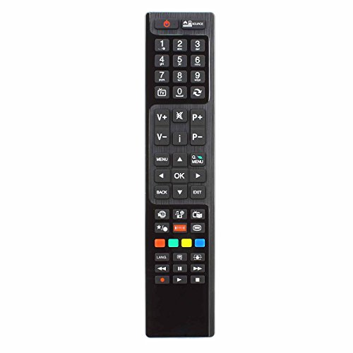 121AV Ersatzfernbedienung RC4848 für Luxor LED LCD 3D HD Smart TVs mit Netflix-Taste 121AV Ersatzfernbedienung RC4848 für Luxor LED LCD 3D HD Smart TVs mit Netflix-Taste von 121AV