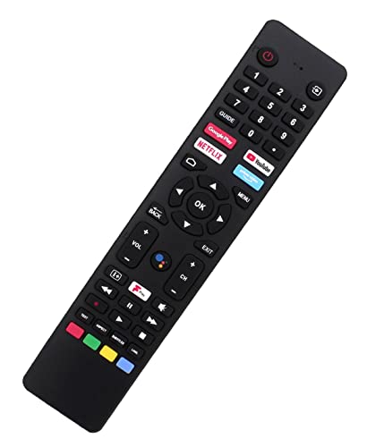 121AV RM-C3250 RMC3250 Fernbedienung Ersatz für JVC Smart Voice mit Netflix, Youtube, Prime und Google Play Tasten LT-32CA690,LT-32CA790,LT-40CA790 von 121AV