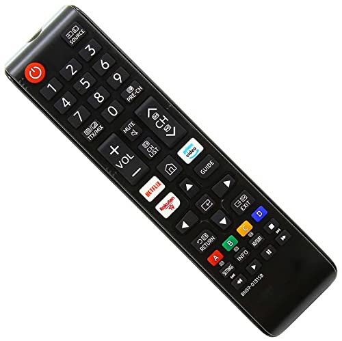 Ersatz BN59-01315B Fernbedienung kompatibel mit Samsung 58TU6905 65TU6979 GQ49Q84T GU32T5379 GU32T5379CU GU43TU7199 GU50TU7079 GQ43Q6 4TGU GU5 0TU7199U GU55TU6979 GU55TU7079 UHD LED Smart TV von 121AV