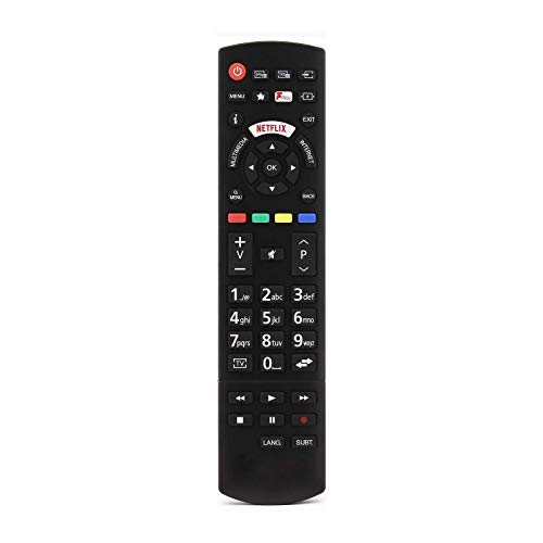 Ersatz Fernbedienung Kompatibel für Panasonic 49" Full HD Smart LED Fernseher - TX-49FS352B Ersatz Fernbedienung Kompatibel für Panasonic 49" Full HD Smart LED Fernseher - TX-49FS352B von 121AV