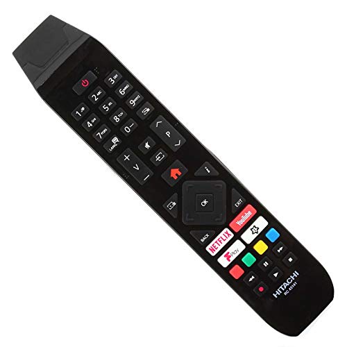 Ersatz Fernbedienung Kompatibel mit Hitachi RC43141 Smart LED TVs Ersatz Fernbedienung Kompatibel mit Hitachi RC43141 Smart LED TVs von 121AV