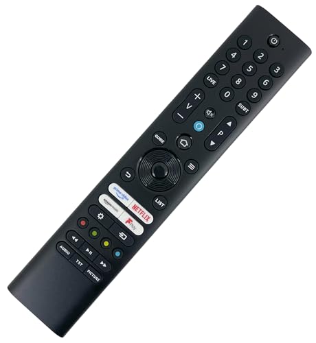 Ersatz-Fernbedienung für Sprachfernseher, kompatibel mit Toshiba CT-8578-50QF5D53DB 43QF5D53DB Smart 4K UHD HDR Fire QLED Ersatz-Fernbedienung für Sprachfernseher, kompatibel mit Toshiba CT-8578-50QF5D53DB 43QF5D53DB Smart 4K UHD HDR Fire QLED von 121AV
