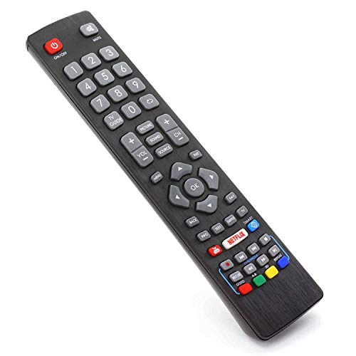 Fernbedienung für Blaupunkt Smart TV mit Netflix, YouTube und 3D Tasten von 121AV