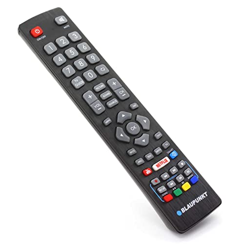 Original BLF/RMC/0008 BLFRMC0008 Fernbedienung, kompatibel mit Blaupunkt Smart FHD TV mit NETFLIX YouTube-Tasten Original BLF/RMC/0008 BLFRMC0008 Fernbedienung, kompatibel mit Blaupunkt Smart FHD TV mit NETFLIX YouTube-Tasten von 121AV
