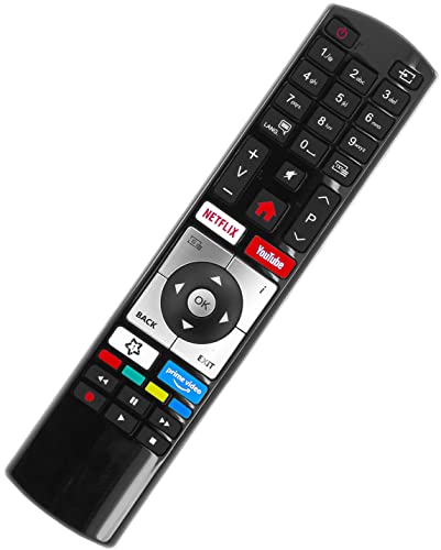 Original Ersatz RC4318 / RC4318P 30100823 Fernbedienung für Vestel Finlux Telefunken Edenwood 4K Ultra HD TVs mit NetFlix Youtube Tasten Original Ersatz RC4318 / RC4318P 30100823 Fernbedienung für Vestel Finlux Telefunken Edenwood 4K Ultra HD TVs mit NetFlix Youtube Tasten von 121AV