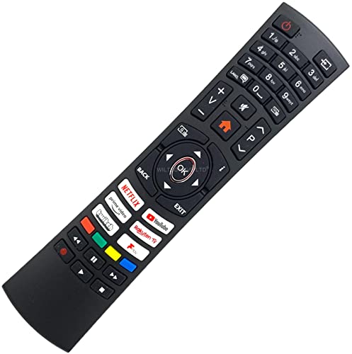 Original Ersatz TV Fernbedienung für Bush RC4591P Kompatibel mit LED QLED Smart TV DLED40FHDS QLED50UHDS QLED55UHDS QLED43UHDS QLED70UHDS ELED32FHDSDVD QLED65UHDS Original Ersatz TV Fernbedienung für Bush RC4591P Kompatibel mit LED QLED Smart TV DLED40FHDS QLED50UHDS QLED55UHDS QLED43UHDS QLED70UHDS ELED32FHDSDVD QLED65UHDS von 121AV