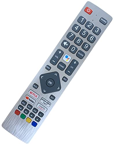 Generic Ersatz-TV-Fernbedienung kompatibel mit Sharp Aquos UHD Smart TVs mit Sprachsteuerung, Google Play, Prime Video, NETFLIX und YouTube Shortcut-Tasten Generic Ersatz-TV-Fernbedienung kompatibel mit Sharp Aquos UHD Smart TVs mit Sprachsteuerung, Google Play, Prime Video, NETFLIX und YouTube Shortcut-Tasten von 121AV