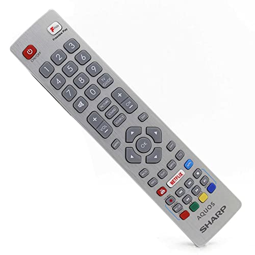 Original-TV-Fernbedienung, kompatibel mit Sharp Aquos 32BC5K 32 Zoll Smart LED-TV von 121AV