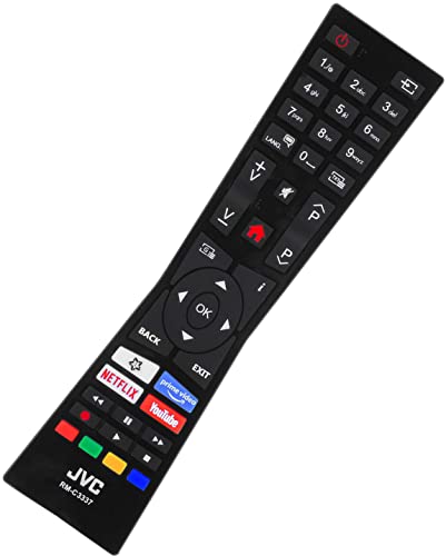 RM-C3337 30102234 RC43100P Ersatz-Fernbedienung kompatibel für JVC Smart LED TVs von 121AV