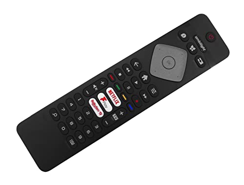 121AV Universal Ambilight Fernbedienung für Philips Smart TV Netflix, Fplay, Rakuten TV - Modell 2021 (55OLED754, 55OLED754/12, 65OLED754, 65OLED754/12, 398GR10BEPHN0020CR) 121AV Universal Ambilight Fernbedienung für Philips Smart TV Netflix, Fplay, Rakuten TV - Modell 2021 (55OLED754, 55OLED754/12, 65OLED754, 65OLED754/12, 398GR10BEPHN0020CR) von 121AV
