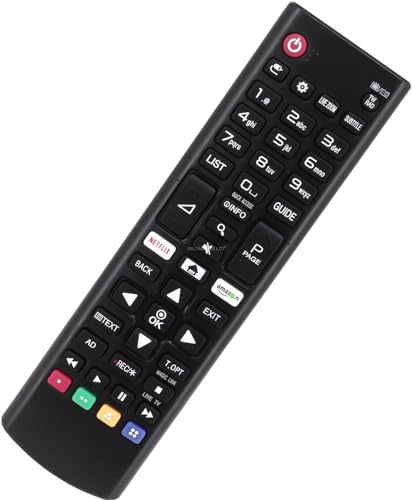 Universal LG AKB75095308 TV-Fernbedienung Ersatz für AKB74915324 AKB75095307 Smart TVs mit Netflix & Amazon Tasten Universal LG AKB75095308 TV-Fernbedienung Ersatz für AKB74915324 AKB75095307 Smart TVs mit Netflix & Amazon Tasten von 121AV