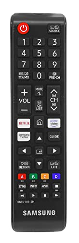 Universal Samsung Fernbedienung mit Netflix Prime Video Samsung TV Plus für Smart 4K Neo QLED Full HD UHD HDR Fernseher von 121AV