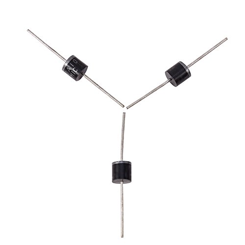 50 Stück Dioden 10A10 1000V 10A Sperrdiode 12v Hochspannung Diode Sperrdioden Diodengleichrichtdioden Bypass Diode für Laser Diode, Bleifreie Harmlose Dioden für Solar Panel, Solar Wechselrichte von 143