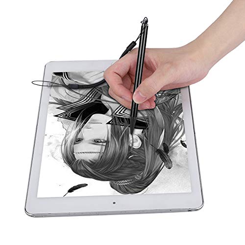 Touchscreen-Stift Universalstift Tablette Stift Pen Fuer Smartphone, Screen Touch Painting Stiftstift mit Federseil, für Resistives Touchscreen-Gerät, Handy, Tablet-Computer, MP4, MP5, Schreibblock von 143